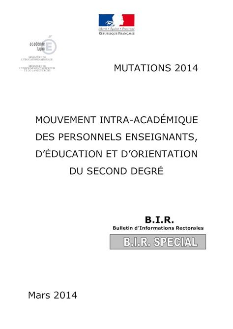 PDF MUTATIONS 2014 MOUVEMENT INTRA ACADÉMIQUE DES Annexe IV Carte