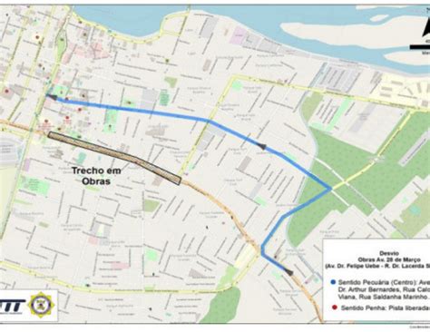 Novo trecho da avenida 28 de Março será interditado nesta quarta feira