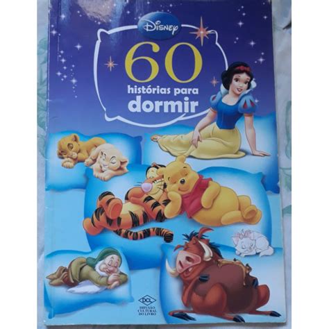 Livro 60 Histórias Para Dormir Disney livro infantil Shopee Brasil