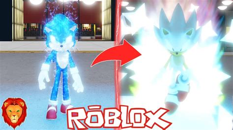 Como Transformarse En Hyper Sonic La Pelicula En Roblox Sonic 2 La Pelicula En Roblox Leon