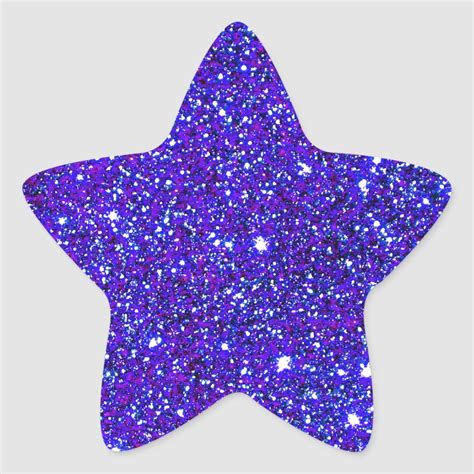 Stars Glitter Sparkle Universe Infinite Sparkly Star Sticker Zazzle