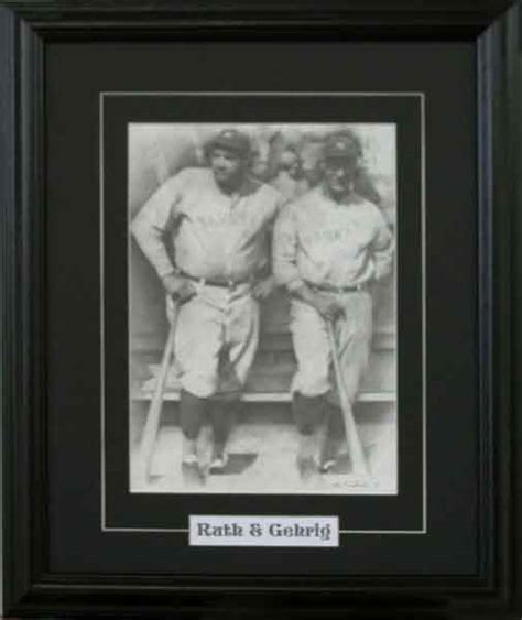 Babe Ruth And Lou Gehrig Pictures Frames More
