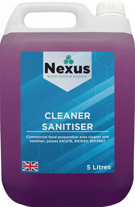 Nexus Cleaner Sanitiser 2x5litre Chg Supplies