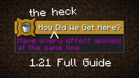 Guide Getting How Did We Get Here Achievement In Minecraft 1 21