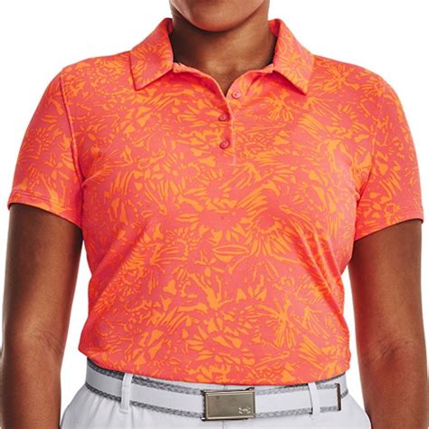 Under Armour Zinger Printed Ladies Golf Polo Shirt Snainton Golf