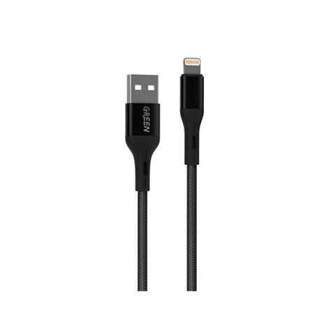 خرید و قیمت کابل شارژ لایتنینگ 3متری گرین لاین GREEN LION USB A TO