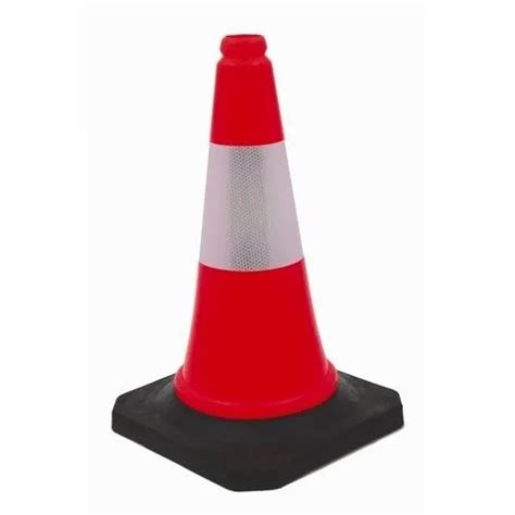 Red And White PVC Traffic Cone For Road Safety At Rs 300 In Chennai