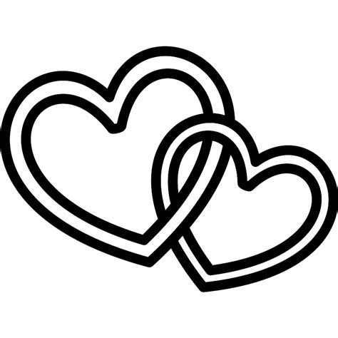 Two Hearts Vector Svg Icon Svg Repo