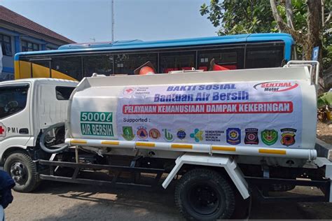 Pmi Sukabumi Berkolaborasi Dengan Perusahaan Salurkan Air Bersih