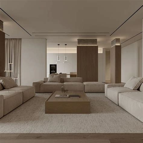 120㎡ 极简住宅，恰当融合自然与建筑 行一设计 House Interior Minimalism Interior House