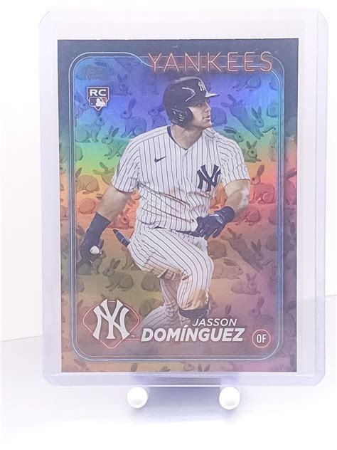 Topps Series Jasson Dominguez Rc Easter Rabbit Foil Ssp Ny