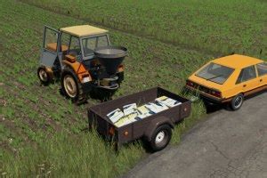 Old Lizard Car Trailer Pack Farming Simulator