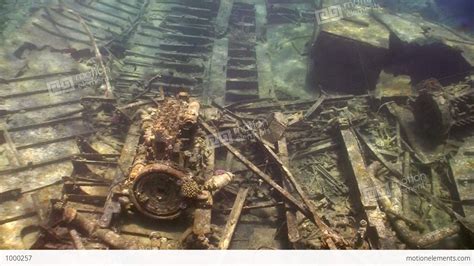 Shipwreck On The Seabed, Red Sea Stock video footage | 1000257