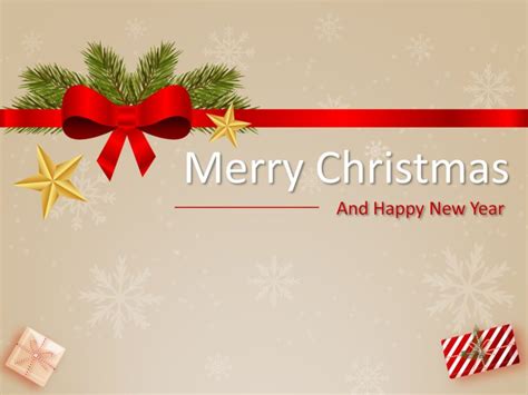 Christmas Poster Template for PowerPoint