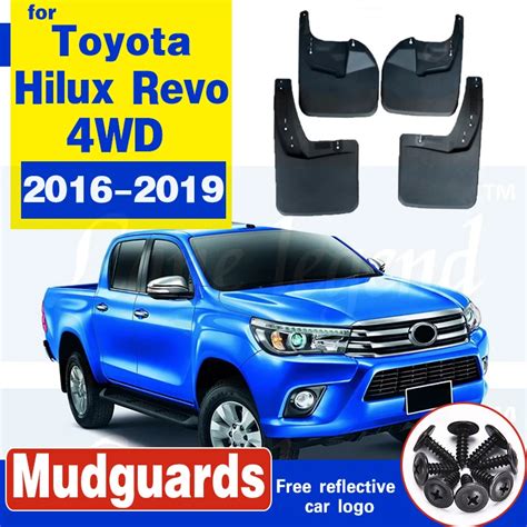 Car Accessories Molded Mud Flaps For Toyota Hilux Revo Wd