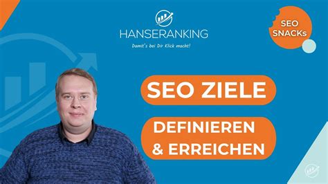 SEO Ziele Definieren Und Erreichen YouTube