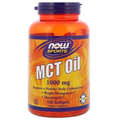 Buy Now Foods MCT Oil 1000mg 150 Soft Gels At Mighty Ape NZ