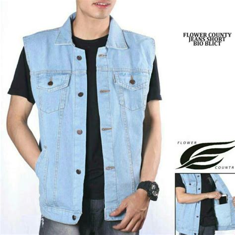 Jual Rompi Jeans Pria Rompi Levis Rompi Sandwash Rompi Motor