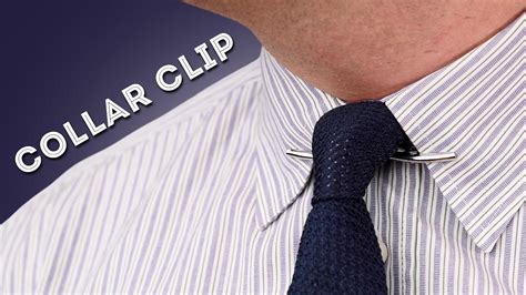 How To Style A Collar Clip Tips For Men S Collar Clips Bars Pins