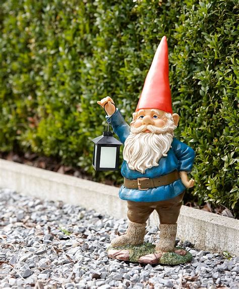 Resin Naughty Garden Gnome Garden Statue Christmas Dress Up Garden