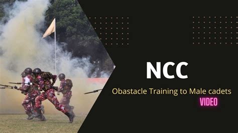 Ncc Training Ncc Male Candidates Obstacle Competition Youtube