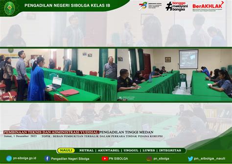 PEMBINAAN TEKNIS DAN ADMINISTRASI YUDISIAL PENGADILAN TINGGI MEDAN