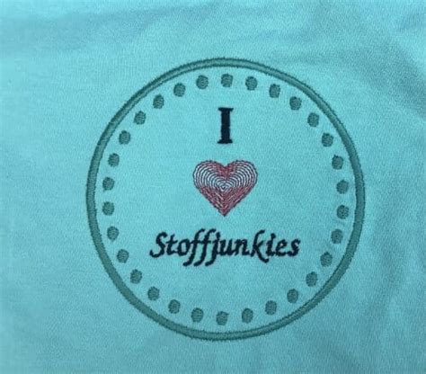 Stickdatei I Love Stoffjunkies Kaidso Onlinekurse