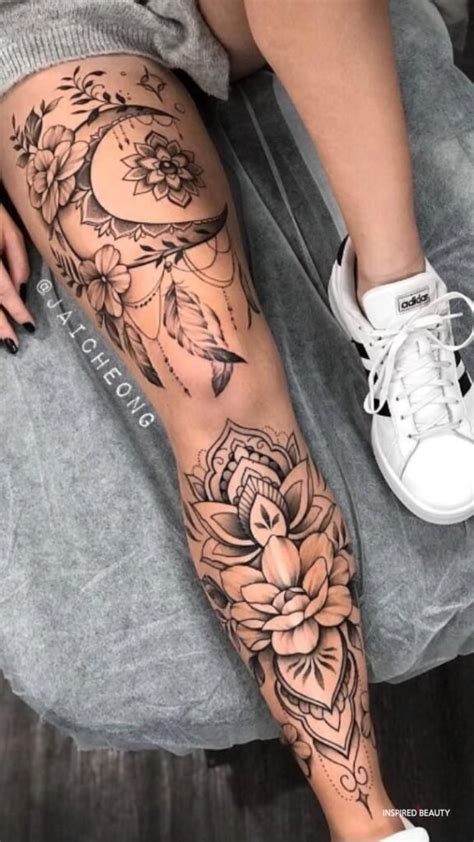 Flower Tattoos For Legs Best Flower Site