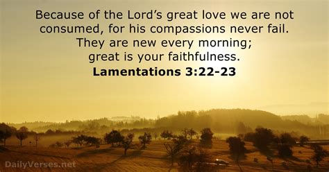 Lamentations 3 22 23 Daily Devotional In Christ