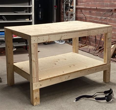 Easy DIY Garage Workshop Workbench DIY Workbench Workshop Woodcraft ...