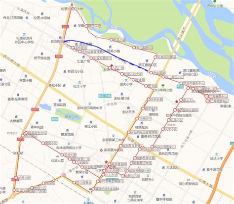 松原公交关于调整6路、61路、21路公交线路走向的通告路段大街施工