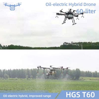 High Efficiency 60 Liter Payload Drone Agricultural Crop Herbicide