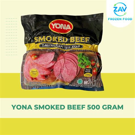 Jual Yona Smoked Beef Gram Shopee Indonesia