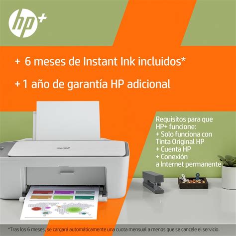 HP DeskJet 2720e Impresora Multifunción Color Wifi 6 Meses de