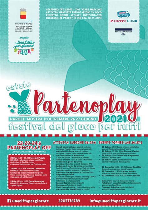 Partenoplay Il Festival Del Gioco Il E Giugno A Napoli