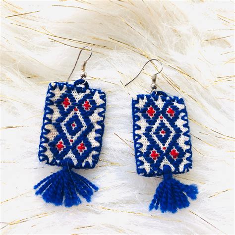 Embroidery Earrings