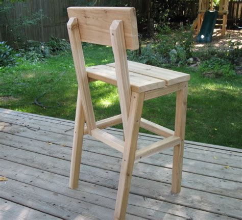 Ana White Outdoor Cedar Higher Chair Diy Projects