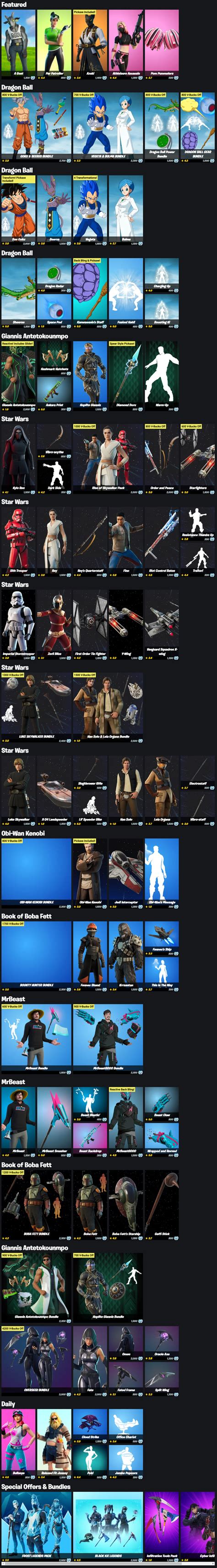 La Boutique Fortnite Du Mercredi 4 Janvier 2023