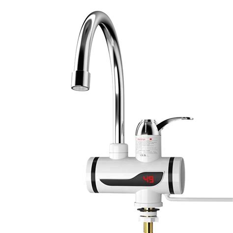 Fast Heat Electric Hot Water Tap Heater 3S Instant Kitchen Faucets With LED Digital Display