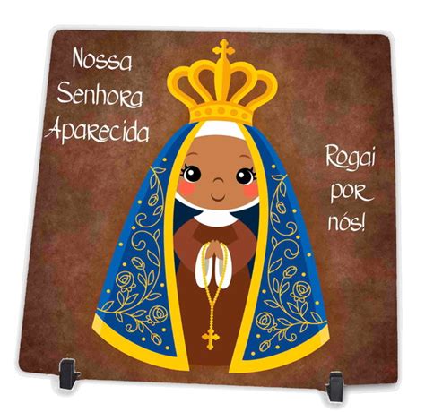 Azulejo Personalizado Nossa Senhora Aparecida Rogai Por Nós