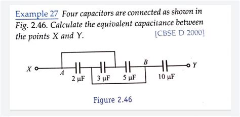 Example Four Capacitors Are Connected As Shown In Fig Calculate