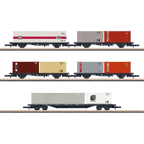 Märklin 82664 Wagenset Container Transport Ep IV Spur Z