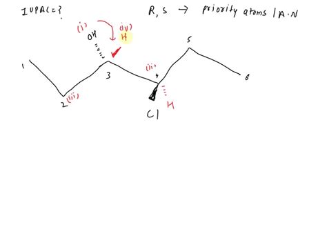 Solved Give The Iupac Name For The Following Compound 3r 4r 4 Chloro 3 Hexanol 3r 4s 4