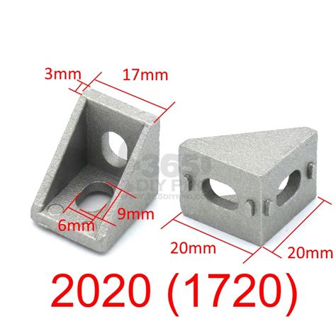 Aluminium L Type Corner Bracket Fittings Corner Angle Bracket Connector