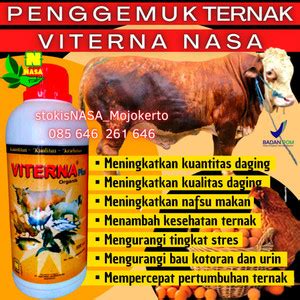 Jual Viterna Nasa Vitamin Ternak Hewan Ternak Penggemuk Sapi Kambing