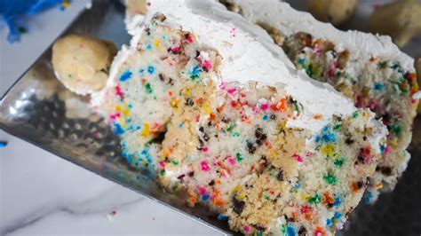 Funfetti Cookie Dough Cake