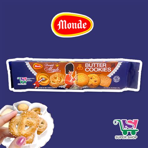 Jual Monde Butter Cookies Kue Biskuit Gram Shopee Indonesia