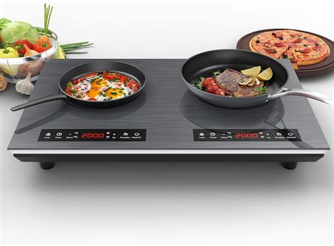 Amazon VBGK Double Induction Cooktop 24 Inch 4000W Electric Cooktop With Hot Plate