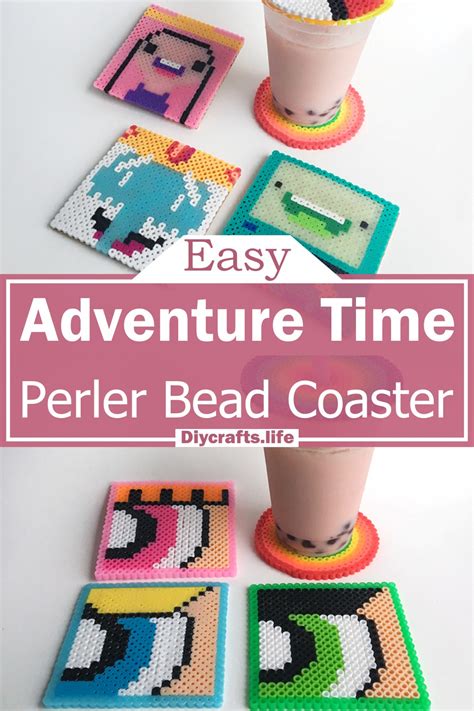 30 Easy Perler Bead Coasters For Table Setting - DIY Crafts