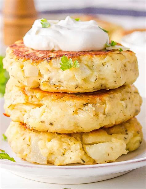 Easy Mashed Potato Pancakes The Chunky Chef